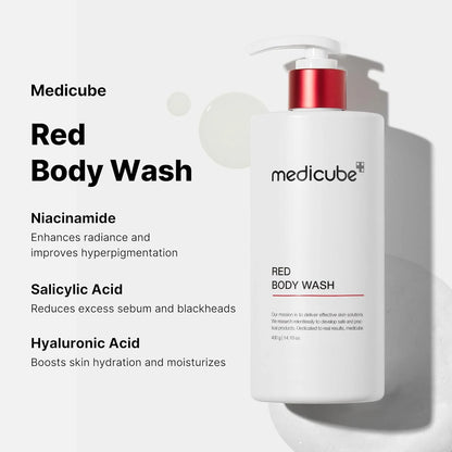 RED Acne Body Wash 2.0 - purifica y alivia el acné (400 g)