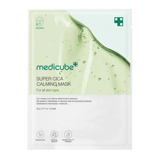  Medicube Super Cica Calming Mask (22g) : calma e hidrata al instante 