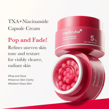 TXA Niacinamide Capsule Cream (55g): ilumina e hidrata