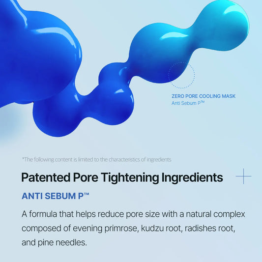 Medicube Zero Pore Cooling Mask (27g): suaviza y afina los poros