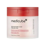 Red Succinic Acid Peeling Pad (70 stuks): purifican y alivian