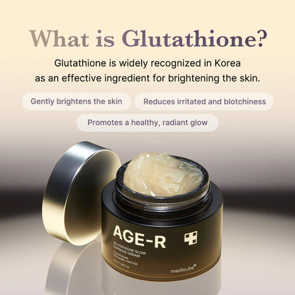 AGE-R Glutathione Glow Capsule Cream (50ml) : ilumina y reafirma la piel 