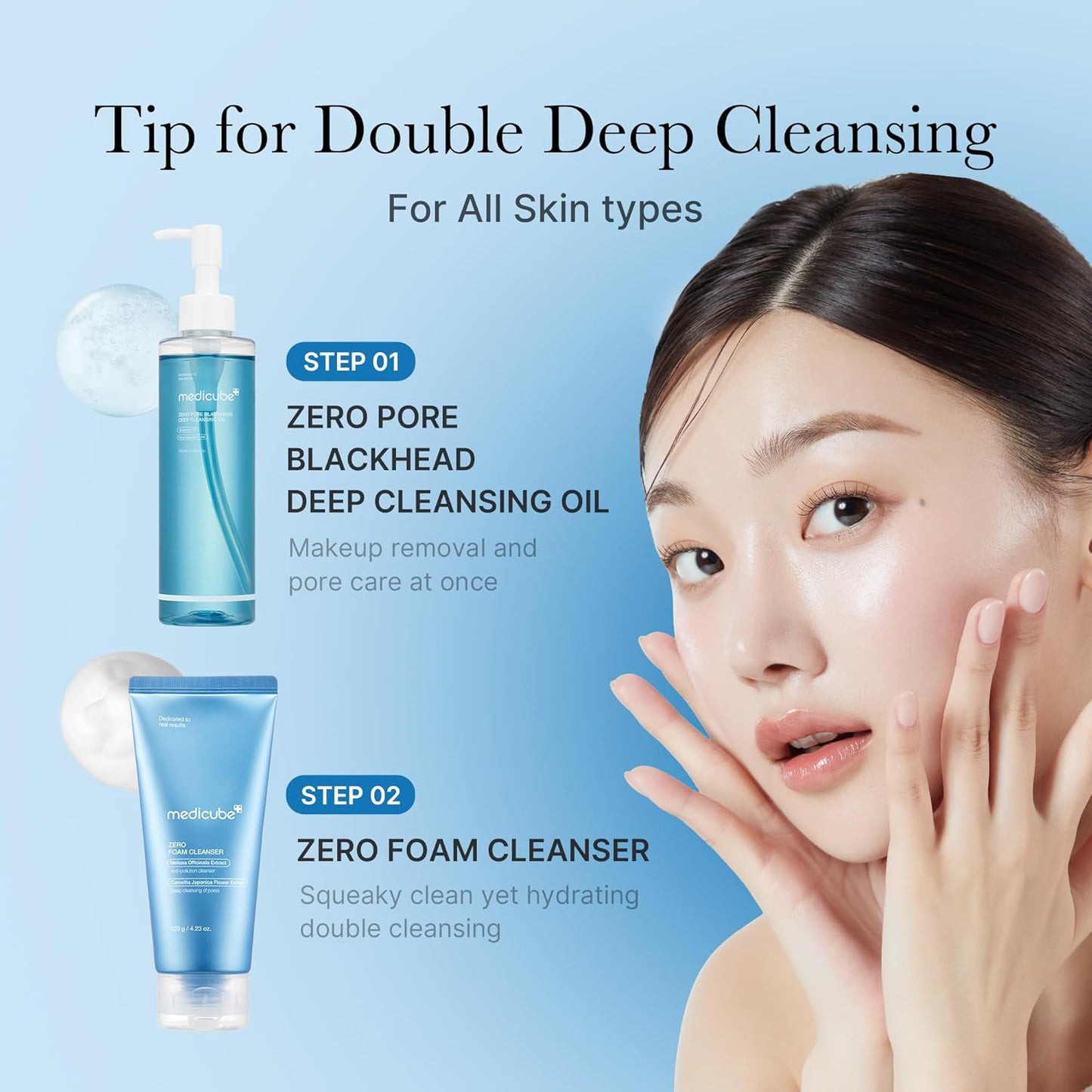 Zero Pore Blackhead Deep Cleansing Oil (205ml): elimina puntos negros