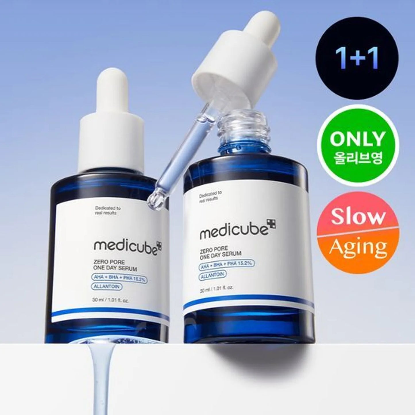  Medicube Zero Pore One Day Serum (30ml) - mejora la textura