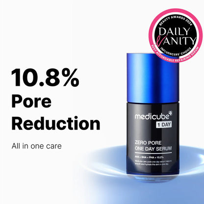  Medicube Zero Pore One Day Serum (30ml) - mejora la textura