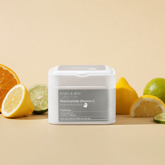 Niacinamide Vitamin C Brightening Mask (30 stuks) - iluminadora intensiva