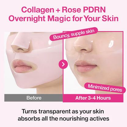 No.2 Rose PDRN Overnight Collagen Mask - nutre, reafirma y restaura