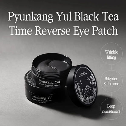 Black Tea Time Reverse Eye Patch -energía y hidratación