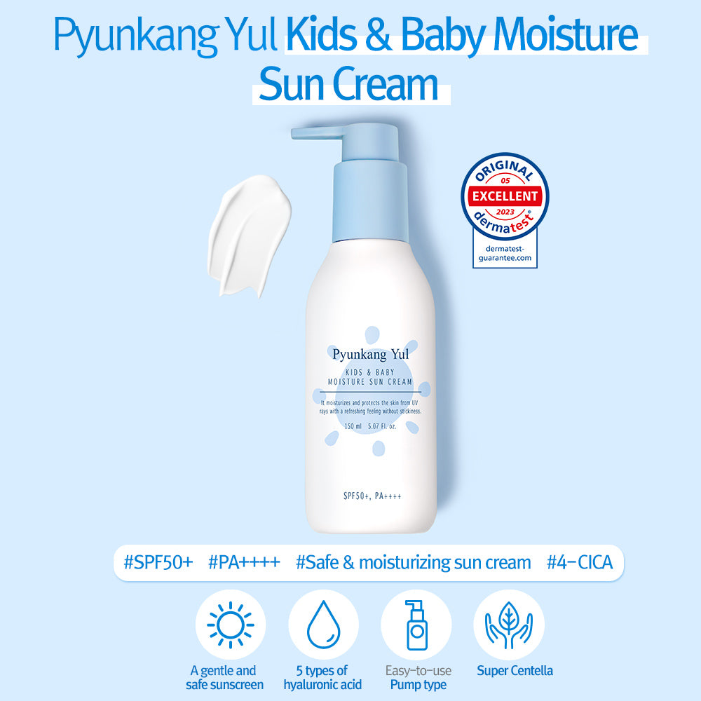  Kids & Baby Moisture Sun Cream 150ml – protector solar suave y seguro