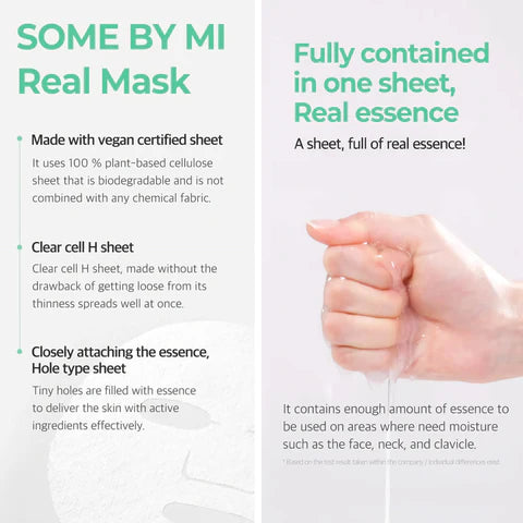 Real AHA BHA PHA Calming Care Mask- calmante y renovadora