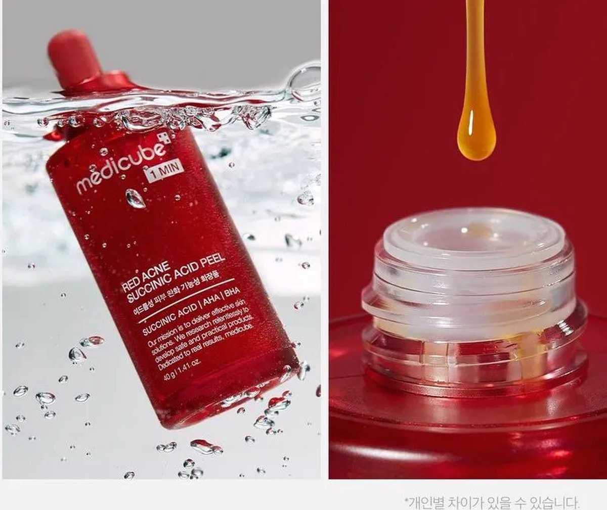 Red Acne Succinic Acid Peel (40g): limpieza profunda