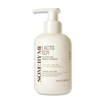 Lacto Soy Mild Bubble Peeling Cleanser 180ml - Exfolia suavemente