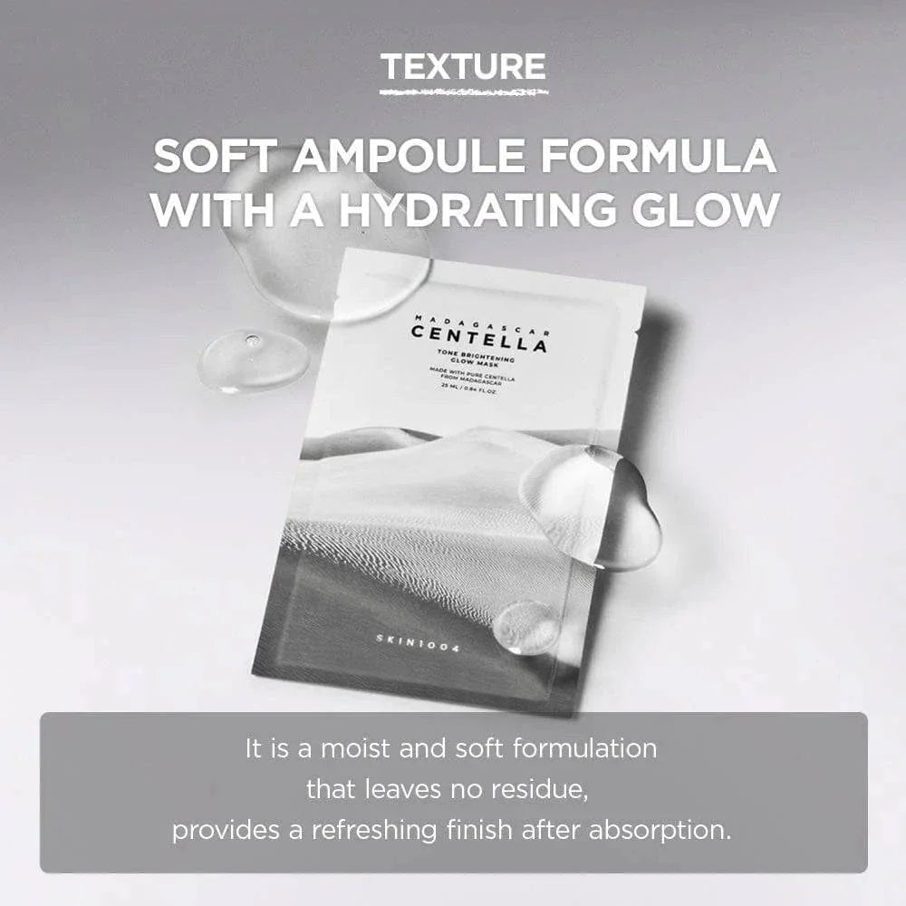 Madagascar Centella Tone Brightening Glow Mask 25ml - Manchas de pigmentación