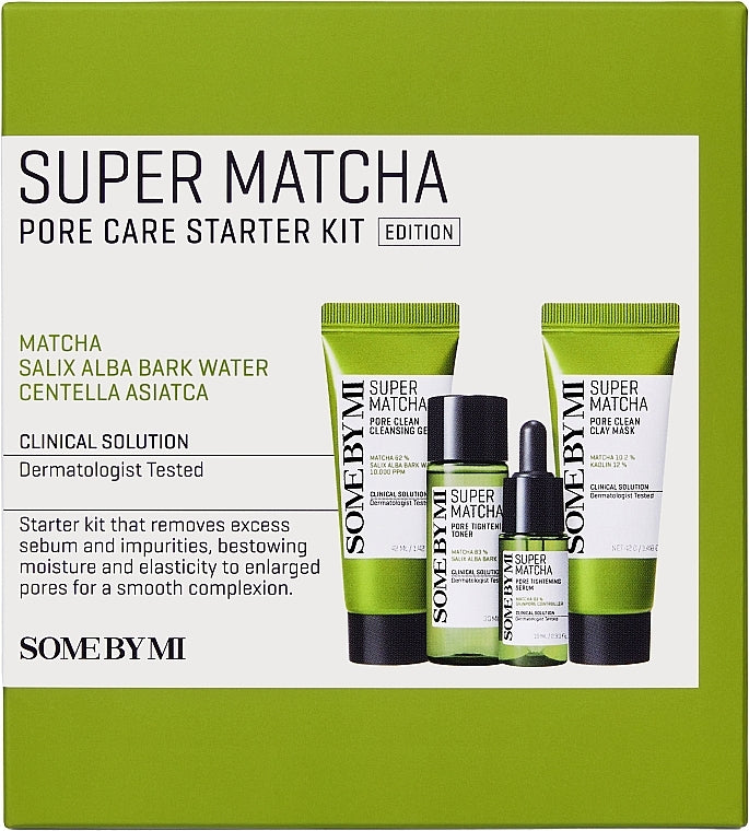 Super Matcha Pore Care Starter Kit : rutina para refinar los poros