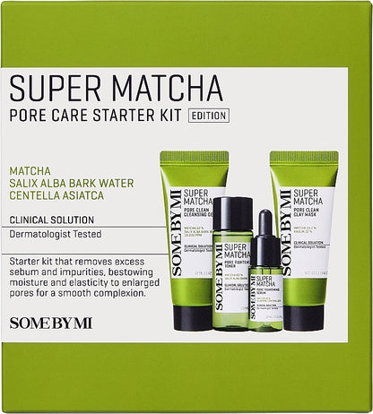 Super Matcha Pore Care Starter Kit : rutina para refinar los poros