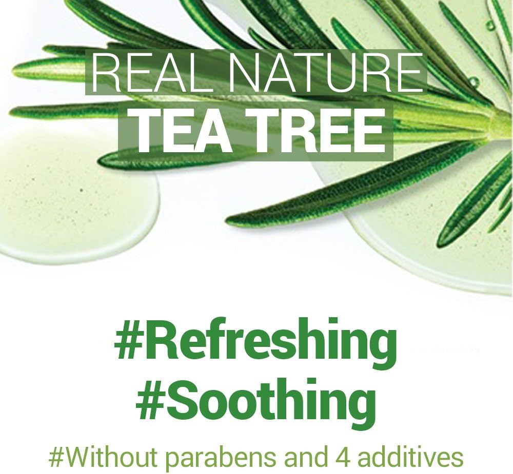 Real Nature Tea Tree Mask 20g  – Mascarilla de tejido purificante