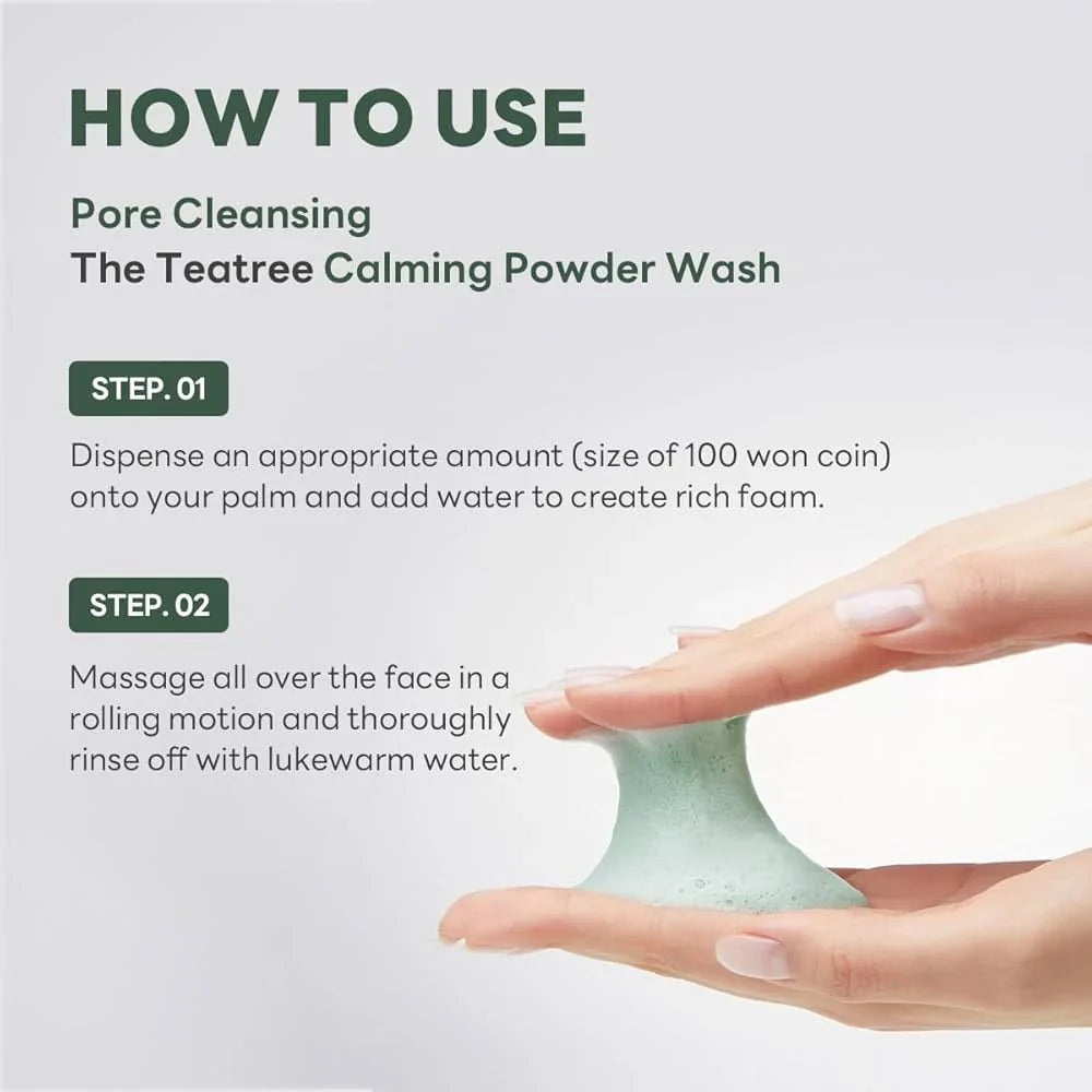 Cica Calming Powder Wash 50 g – Limpiador vegano en polvo