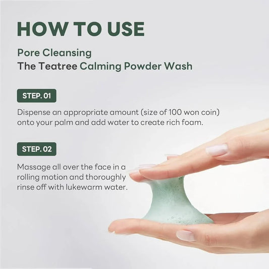 Cica Calming Powder Wash 50 g – Limpiador vegano en polvo