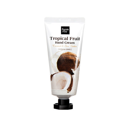 Tropical Fruit Hand Cream Coconut 50g - crema de manos nutritiva