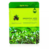 Visible Difference Mask Sheet Green Tea Seed (1ea) -purificante e hidratante