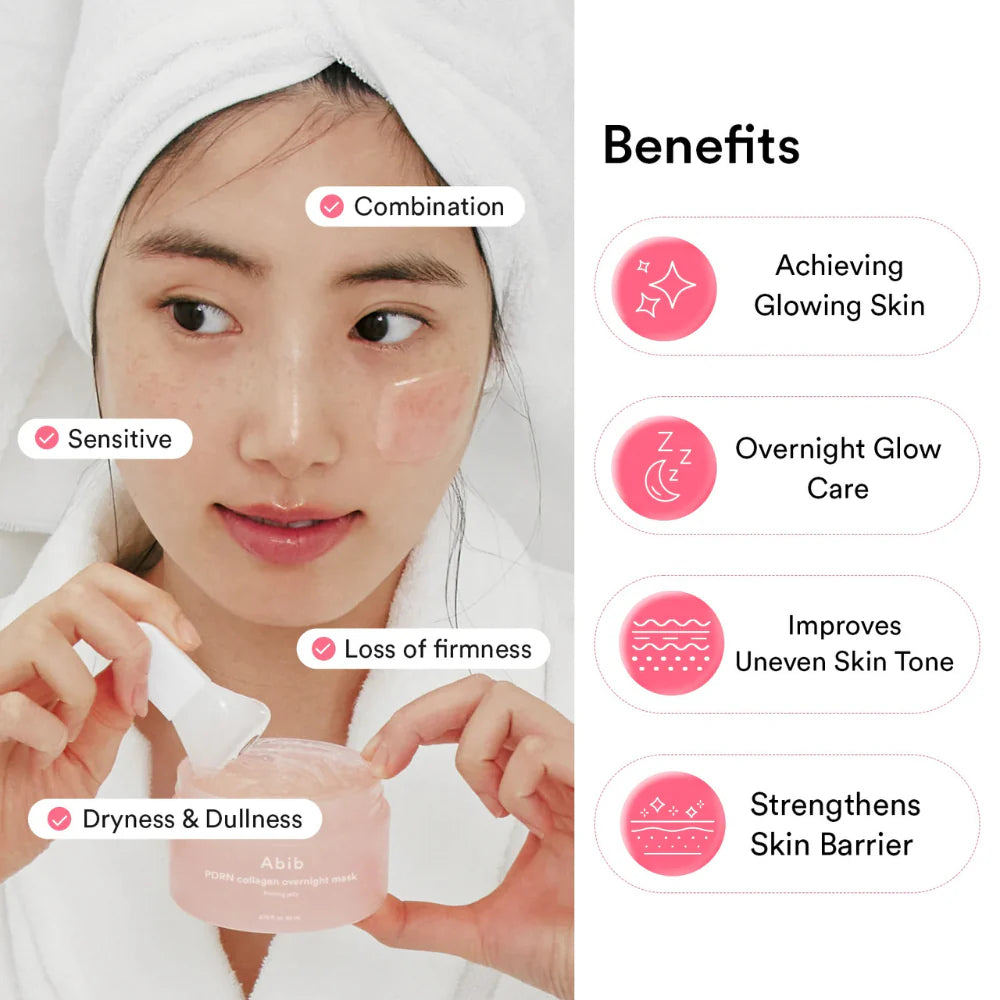 PDRN Collagen Overnight Mask Firming Jelly (80ml) -mascarilla nocturna reafirmante