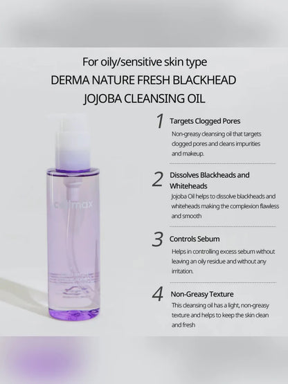  Fresh Blackhead Jojoba Cleansing Oil (Renewed)  - Puntos negros y brillo