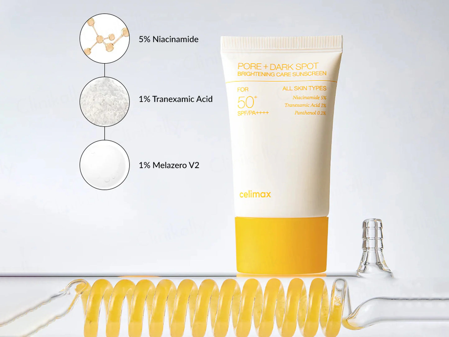 Pore+Dark Spot Brightening Care Sunscreen 50ml -  refina los poros 