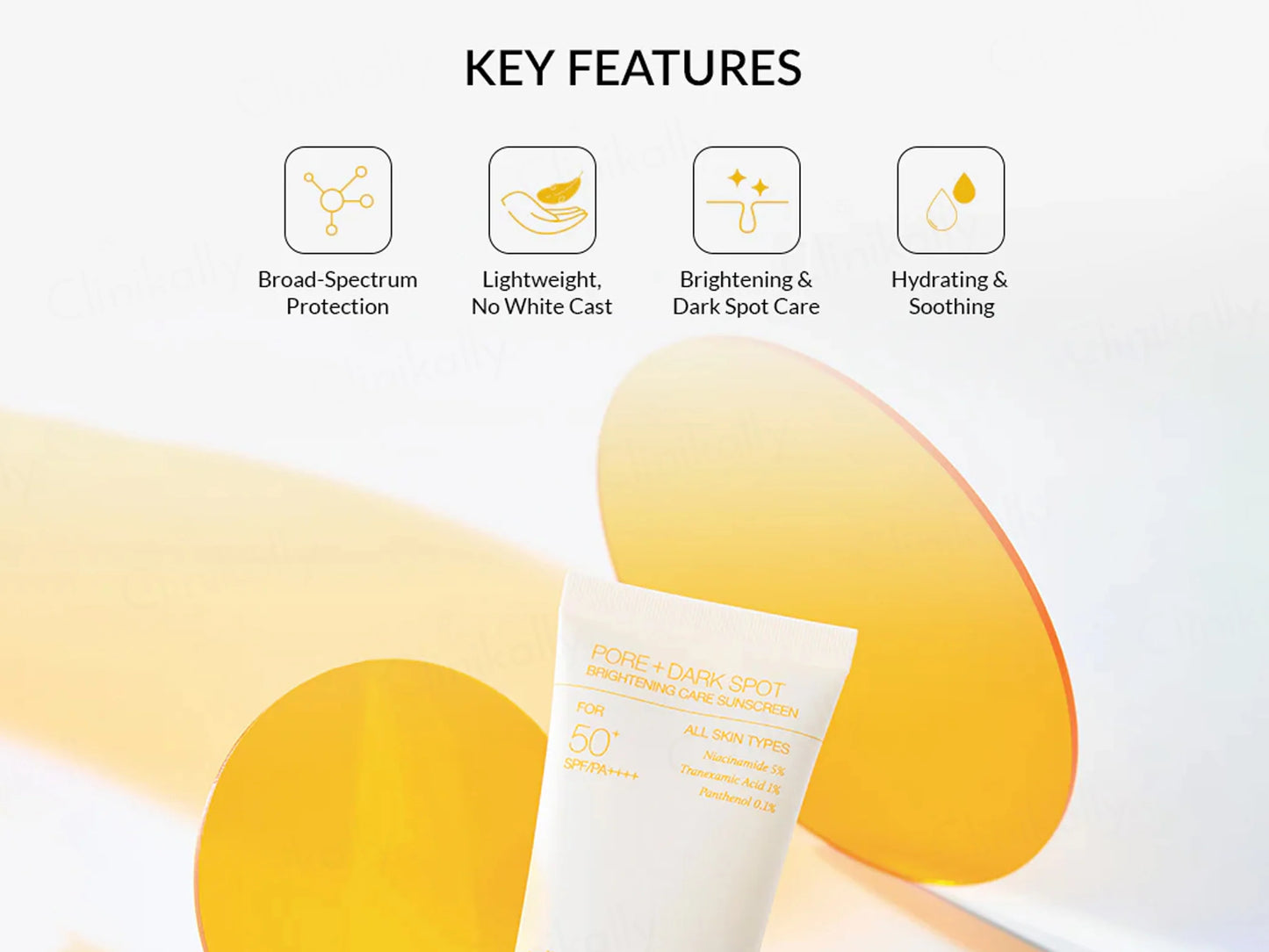 Pore+Dark Spot Brightening Care Sunscreen 50ml -  refina los poros 
