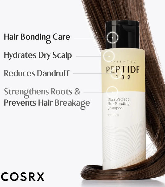 COSRX PEPTIDE-132 Ultra Perfect Hair Bonding Shampoo (200ml) - Limpieza suave
