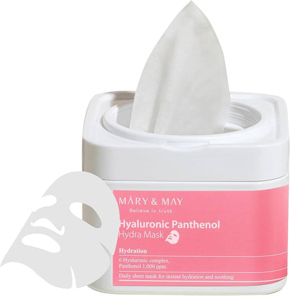 Hyaluronic Panthenol Hydra Mask (30 stuks) - hidratante y calmante