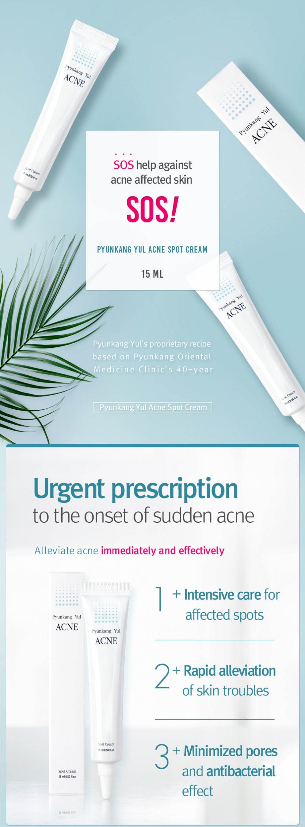 ACNE Spot Cream 15ml - Calma el acné en 12 horas