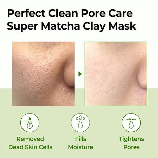 Mascarilla de Matcha Real Super Pore Care: vegana y refina los poros